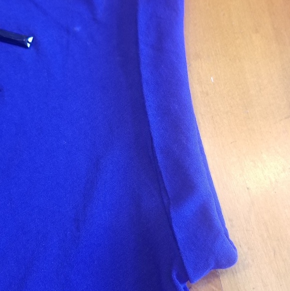 ♡ J. Crew Royal Blue Embellished Top XS - Picture 4 of 4